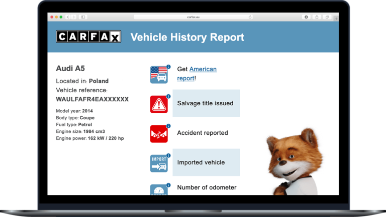 The CARFAX Vehicle History Report contains all reported service and maintenance records over the course of a vehicle’s lifetime.